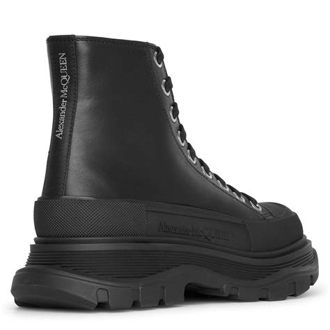 Alexander McQueen Tread Slick Boot Black .